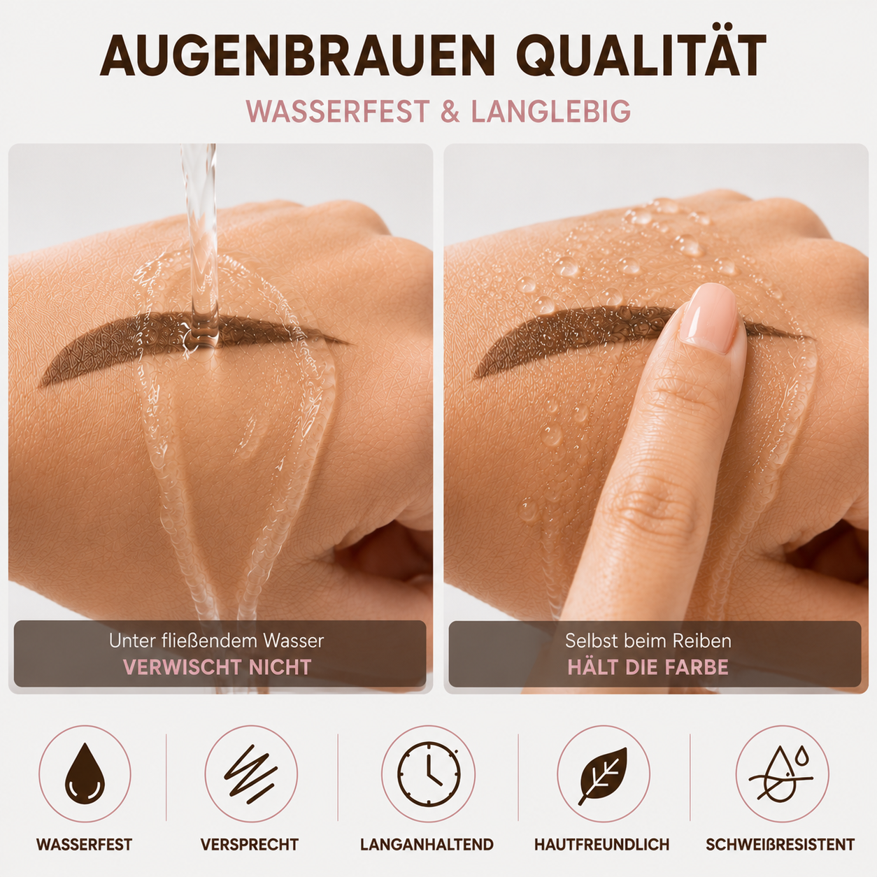 COCOSKN STAMPR Qualität: wasserfest, langanhaltend, hautfreundlich und schweißresistent