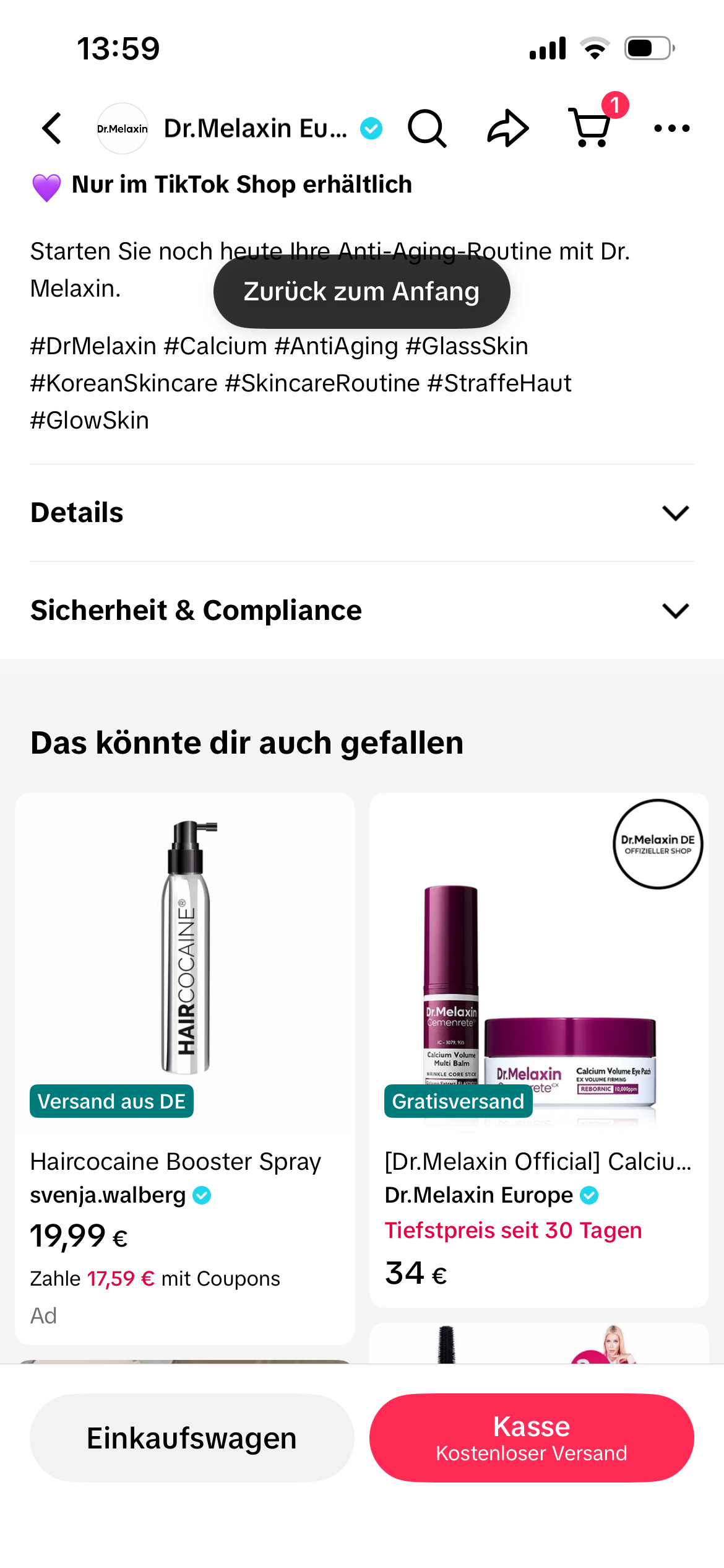 🏆 BESTSELLER | 5-teiliges Collagen-Boost-Straffungsset