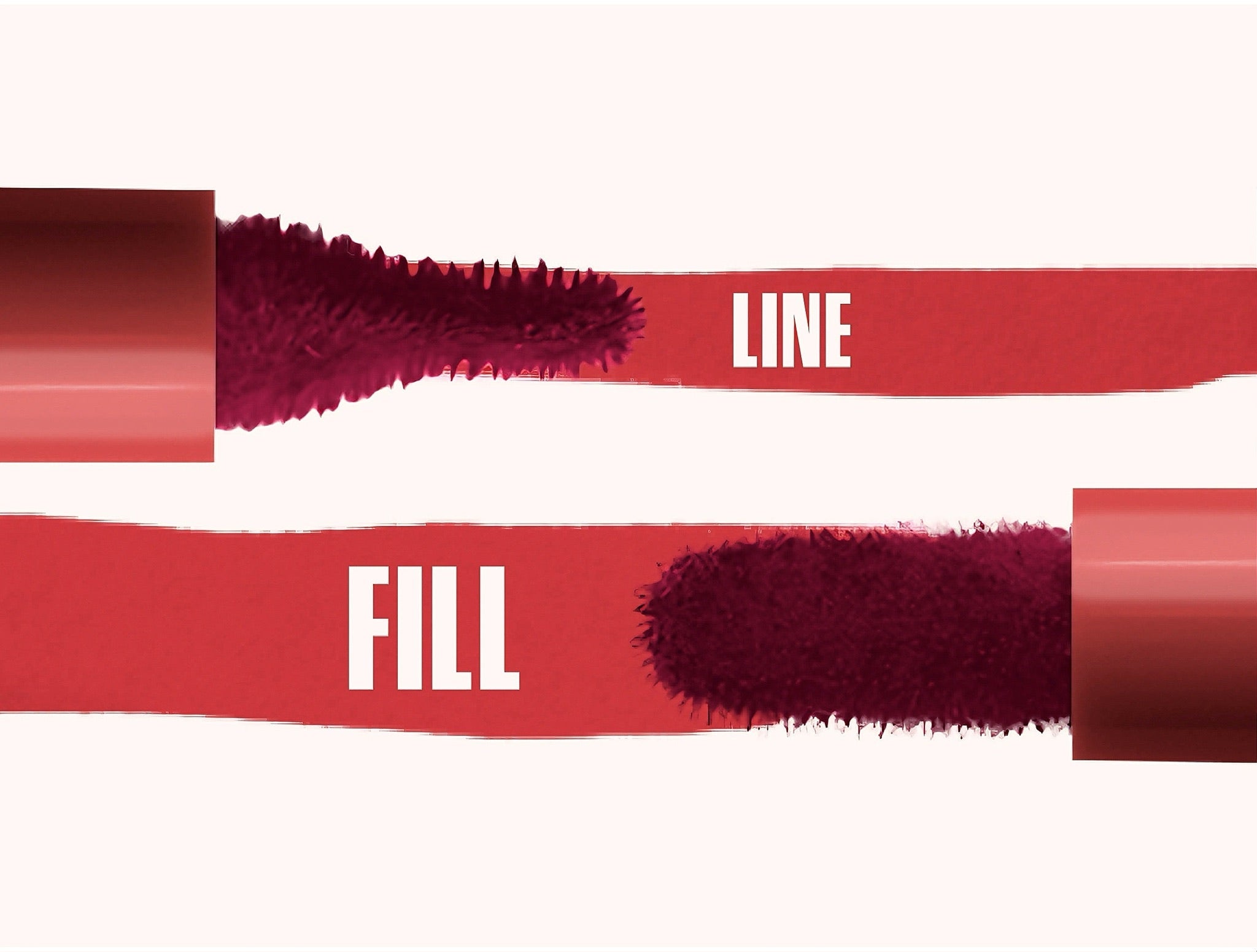Anwendung COCOSKN Lip Contour Stain: Lippen konturieren (Line) und ausfüllen (Fill)